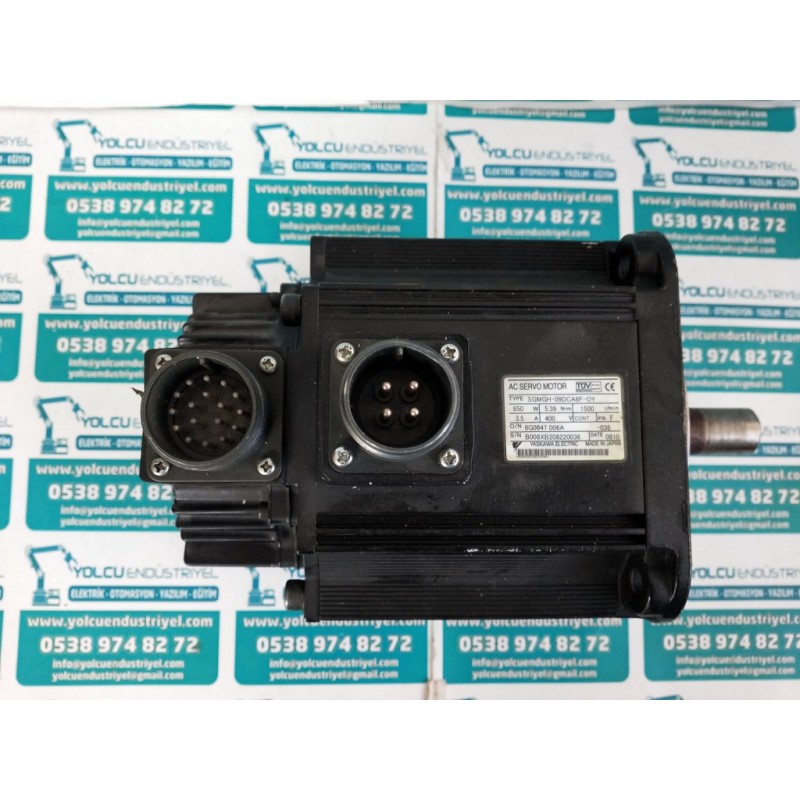 SGMGH-09DCA6F-OY YASKAWA 0.85KW servo motor fiyatı,